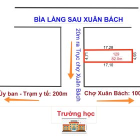 sơ đồ 82m xuân bách quang tiến